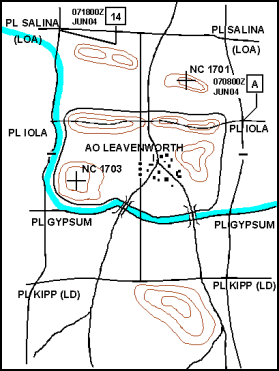 Figure 13-5. Area Reconnaissance Control Measures